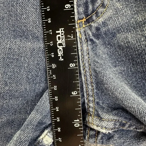 LL Bean Jeans Womens 4 Petite Blue Denim Original Fit Traditional Cotton - Picture 10 of 16